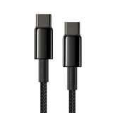 Baseus Tungsten Gold Type-C to Type-C 100W Charging Cable - 1M