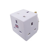 Morries CK8396 3 Way Adapter Wall Plug