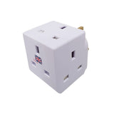 Morries CK8396 3 Way Adapter Wall Plug