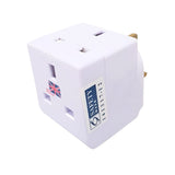 Morries CK8398 3 Way Adapter Wall Plug