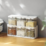 Stackable Set Of 3 Condiment Storage Box