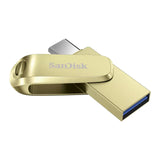 SanDisk Ultra Dual Drive Luxe USB Type-C - 256GB Gold