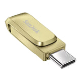 SanDisk Ultra Dual Drive Luxe USB Type-C - 256GB Gold