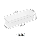 Clear Organiser Storage Tray - Large