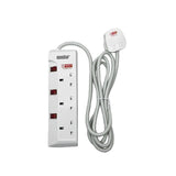 Morries MS-3233 3-Way 3M Extension Cord with Surge Protector