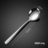 Stainless Steel Thick Cutlery Soup Spoon