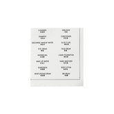 Set of 2 Travel Refillable Pouches for Toiletries - Label Sticker