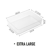 Clear Organiser Storage Tray - Extra Large