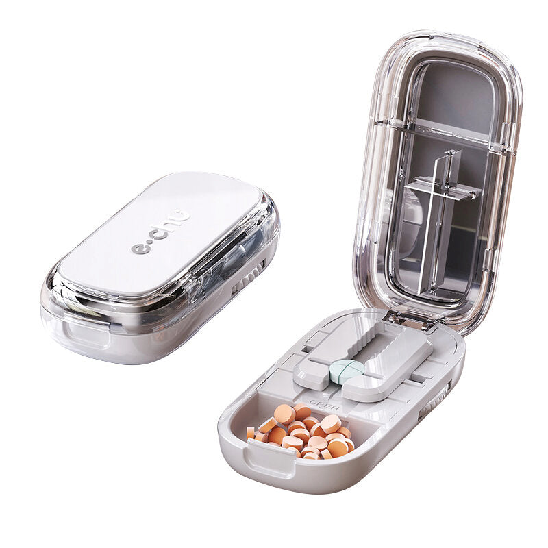 Pill Cutter with Storage Box