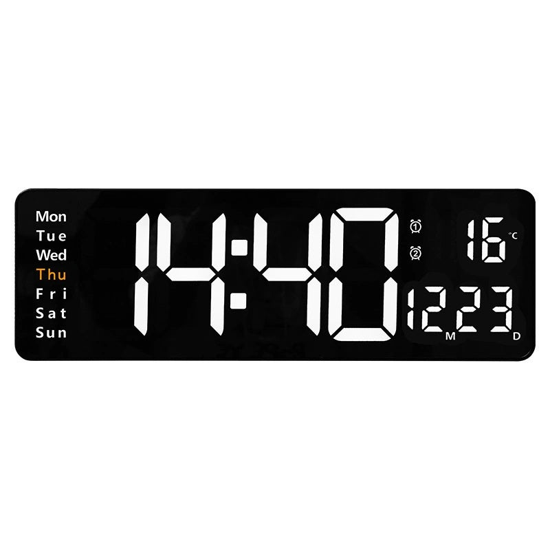 Large Display LED Digital Clock - 16 Inch