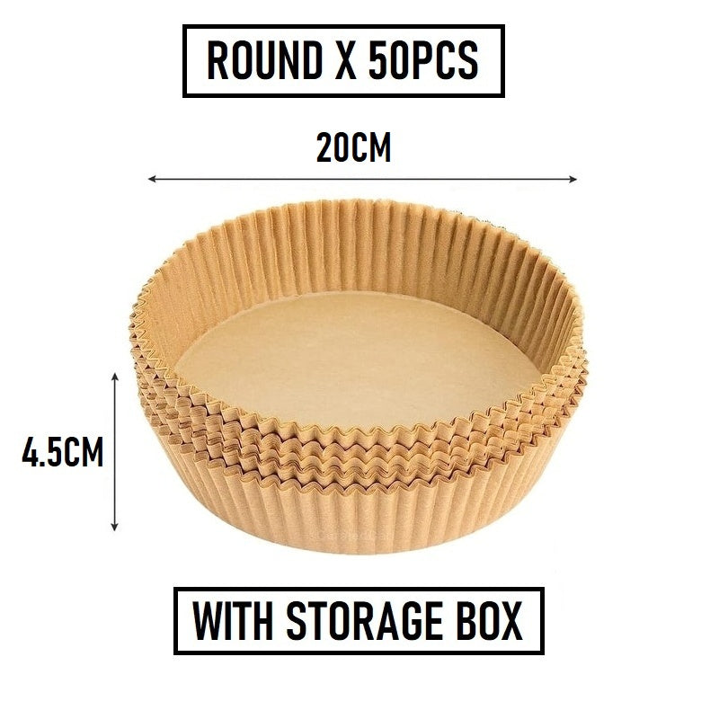 Air Fryer Paper 20cm ROUND - 50PCS