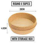 Air Fryer Paper 20cm ROUND - 50PCS