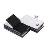 Adhesive Hook and Loop Patch Rectangle 6x4cm - Bundle of 10