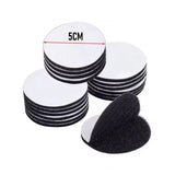 Adhesive Hook and Loop Patch Round 5cm - Bundle of 10