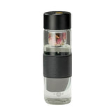 Mingxia 500ML Magnetic Infuser Glass Bottle with Sleeve