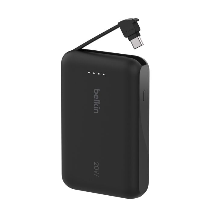 Belkin BoostCharge 10000mAh Power Bank with Integrated Cable BPB021fq