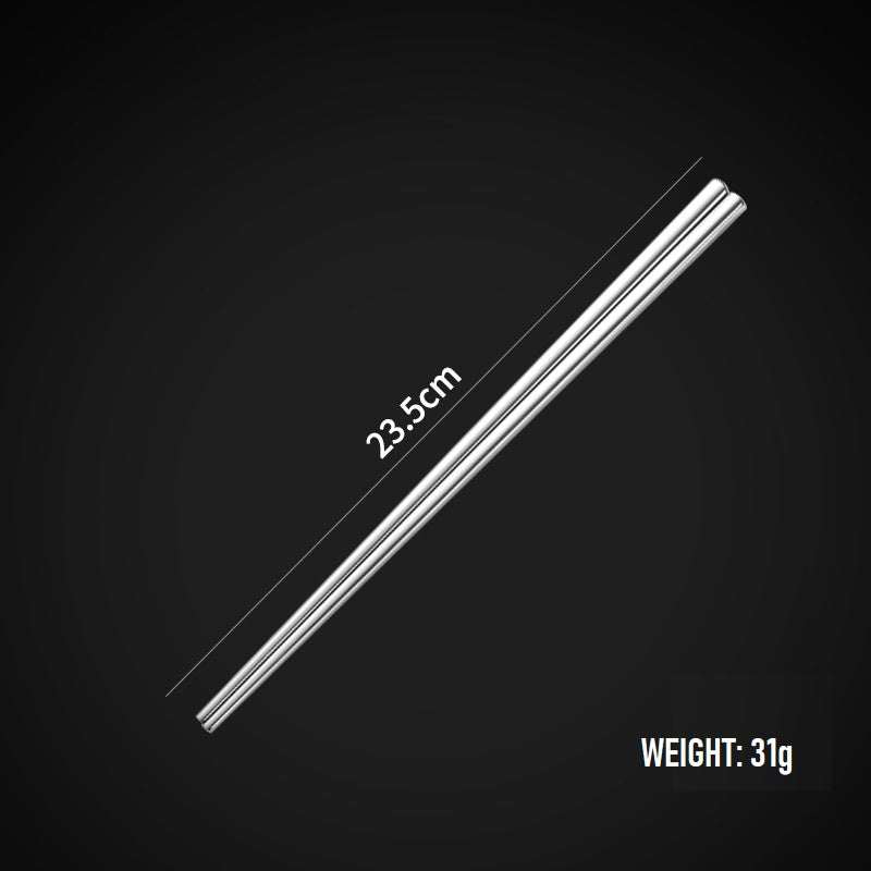 Stainless Steel Thick Cutlery Chopsticks