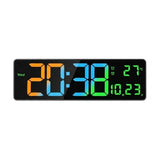 RGB Large Display LED Digital Clock - 16 Inch