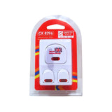 Morries CK8296 3 Way Adapter Wall Plug with Switch
