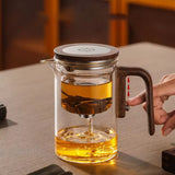 600ML Magnetic Glass Infuser Teapot