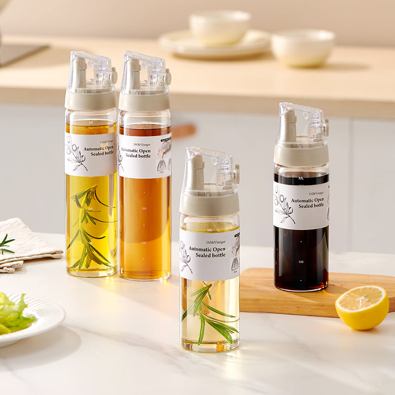 Automatic Flip Lid Seasoning Bottle - 500ML