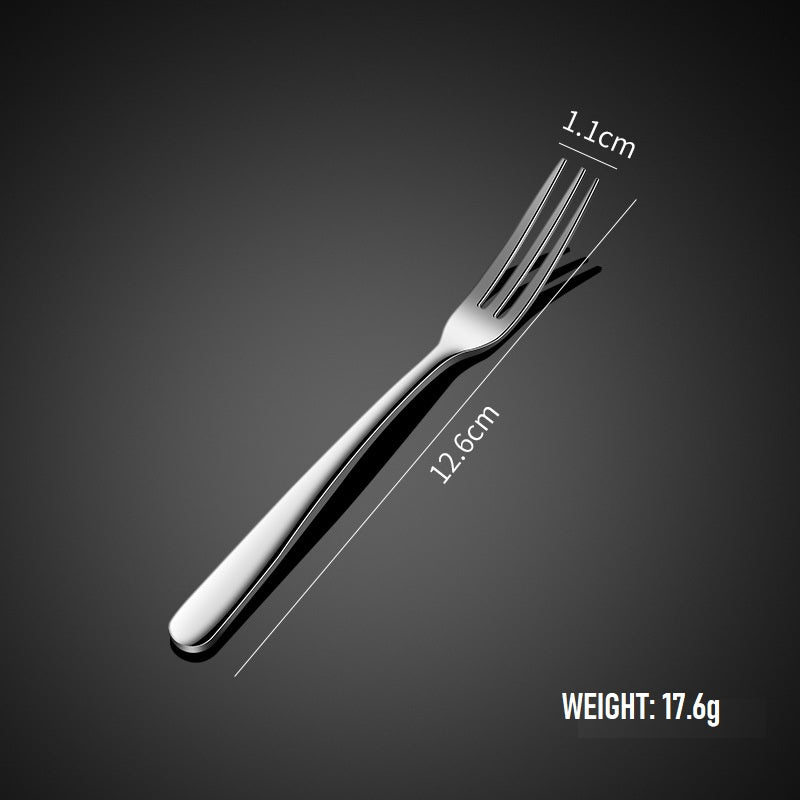 Stainless Steel Thick Cutlery Fruit Fork