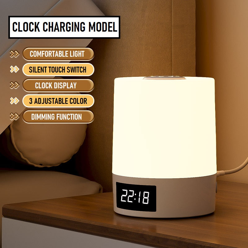 Night Light Table Lamp - Clock