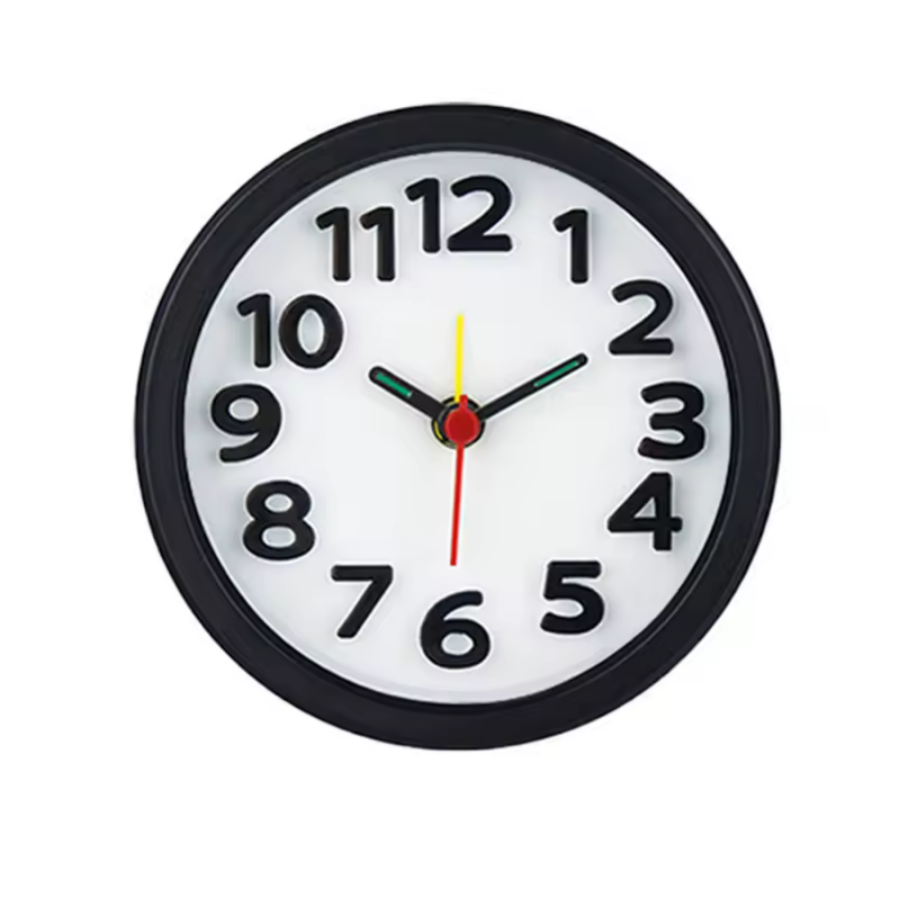 Minimalist Desktop Alarm Clock Round