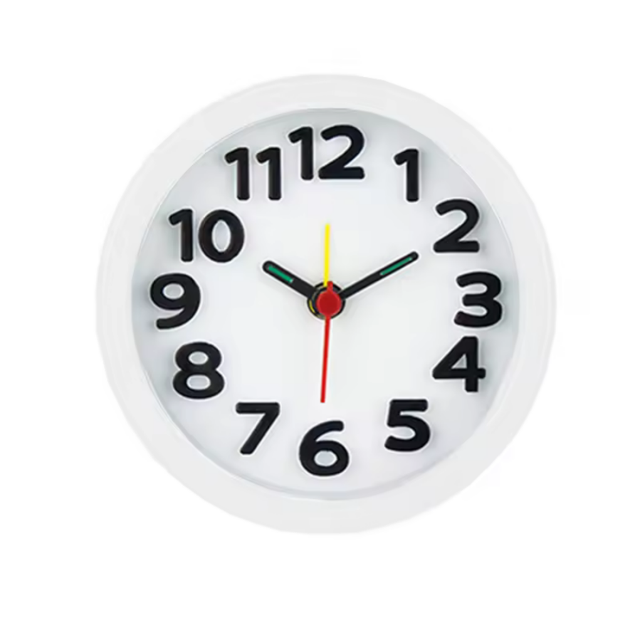 Minimalist Desktop Alarm Clock Round