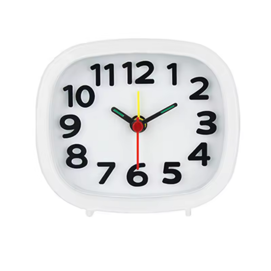 Minimalist Desktop Alarm Clock Square