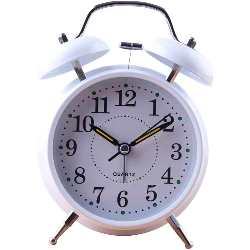 4 Inch Twin Double Bell Alarm Clock