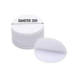 Adhesive Hook and Loop Patch Round 5cm - Bundle of 10