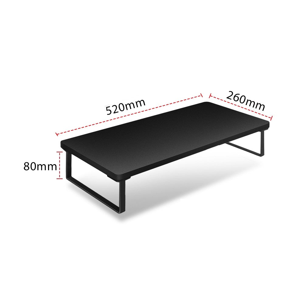 SAIJI D1 Height 80mm Monitor Stand Riser - Black | TheMobileHub
