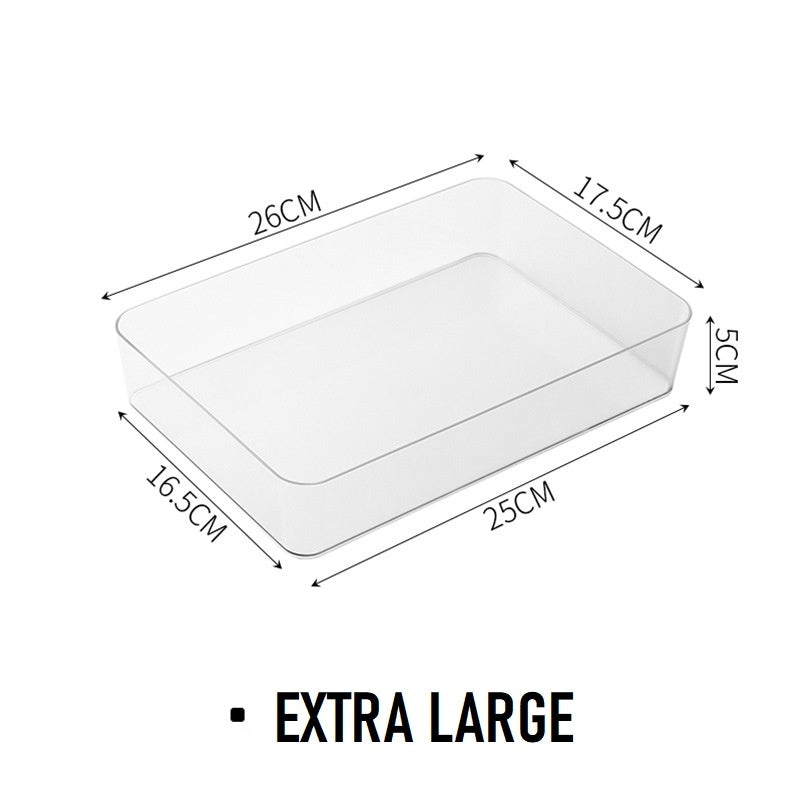 Clear Organiser Storage Tray - Extra Large